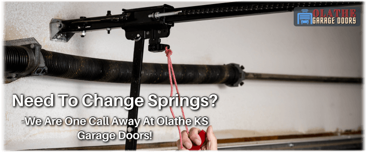 Broken Garage Door Spring Olathe KS